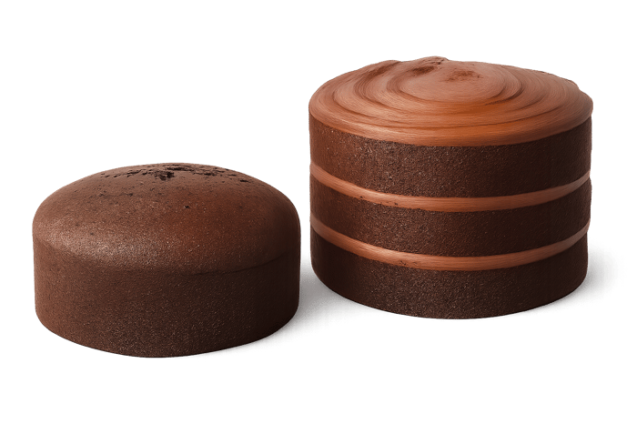 a chocolate cake next to a layered chocolate cake with icing Small quality for our website easy to load remove the background-1 a chocolate cake next to a layered chocolate cake with icing Small quality for our website easy to load remove the background-1